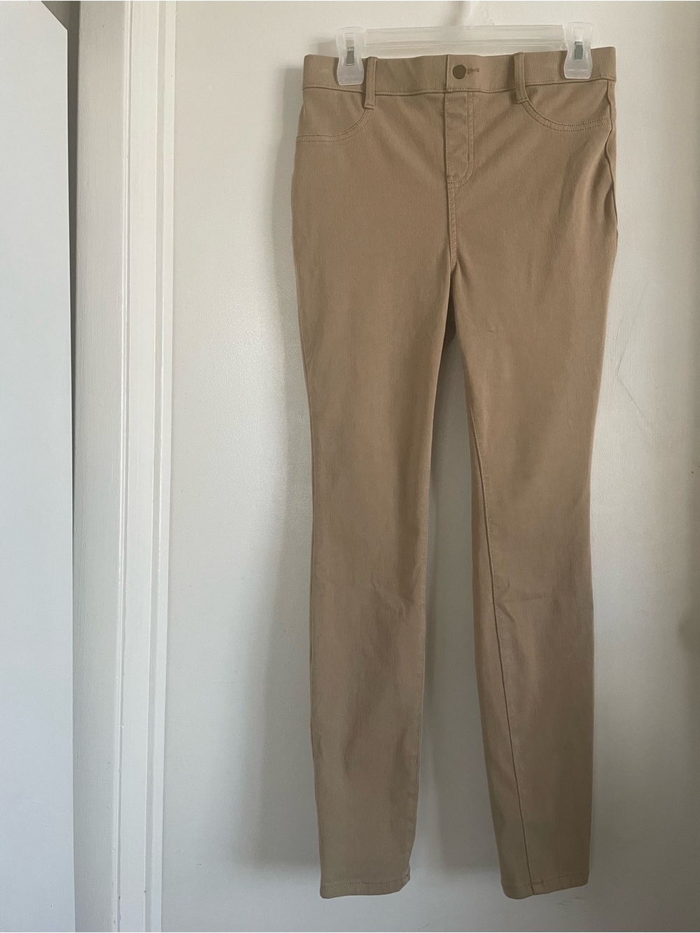 Time and Tru Men's Slim Stretch Chinos - Tan
